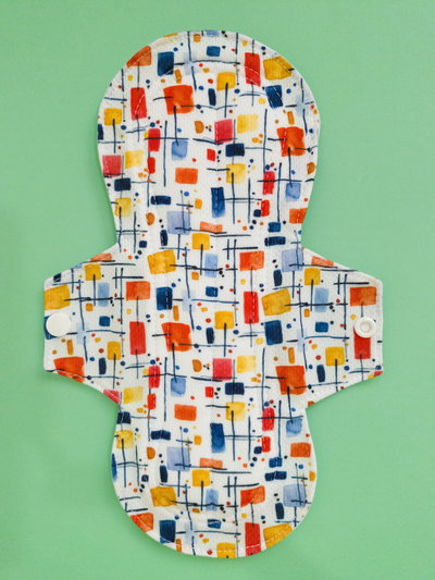 Toallita menstrual Nocturna "Abstracto" 