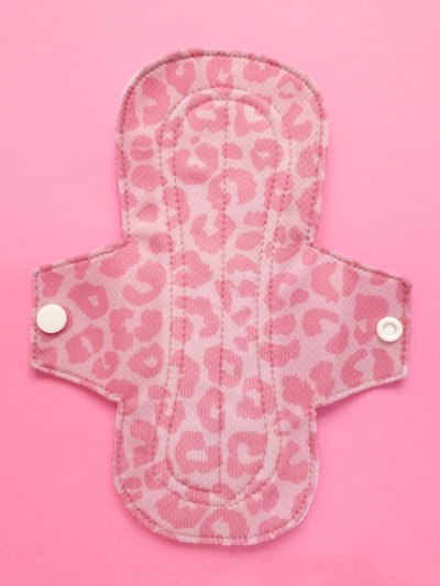 Toallita menstrual Diurna "Print rosa" 