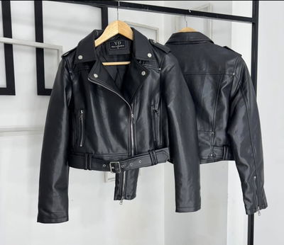 Campera cuerina 