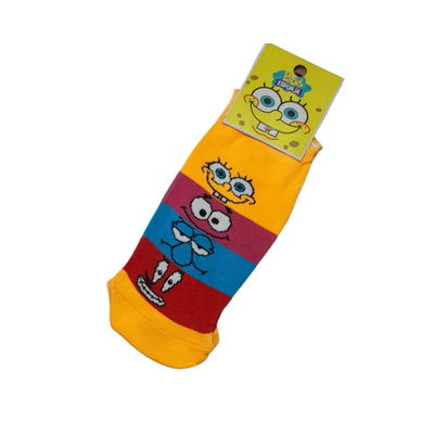 Medias personajes Bob esponja doble hilado