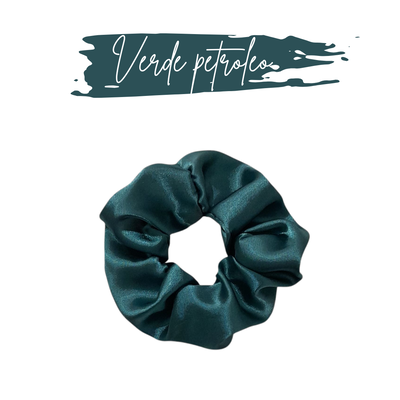 Scrunchie Verde petroleo