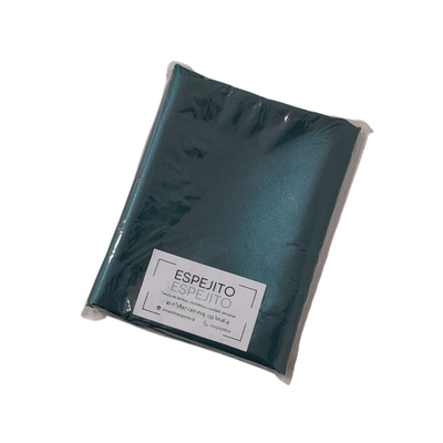 Funda de saten Verde petroleo