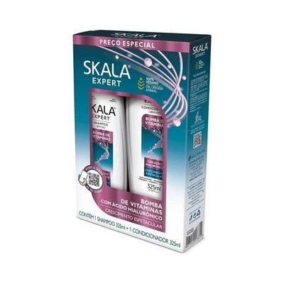 Skala kit de shampoo y acondicionador Bomba de vitaminas