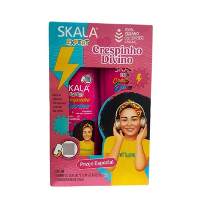 Skala kit de shampoo y acondicionador Crespinho divino