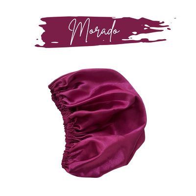 Cofia de saten Morado