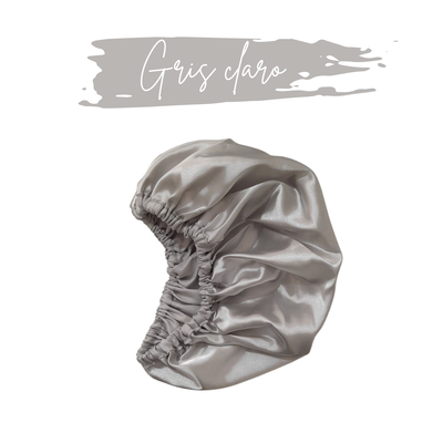 Cofia de saten Gris claro