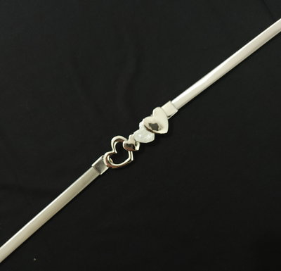 Cinto elastizado Plateado