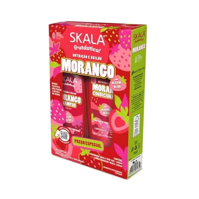 skala kit de shampoo + acondicionador Morango