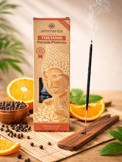 Sahumerio Tibetanos Naranja pimienta