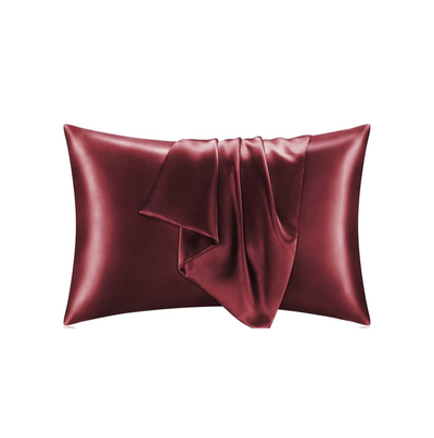 Funda de saten bordo