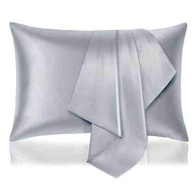 Funda de saten Gris claro
