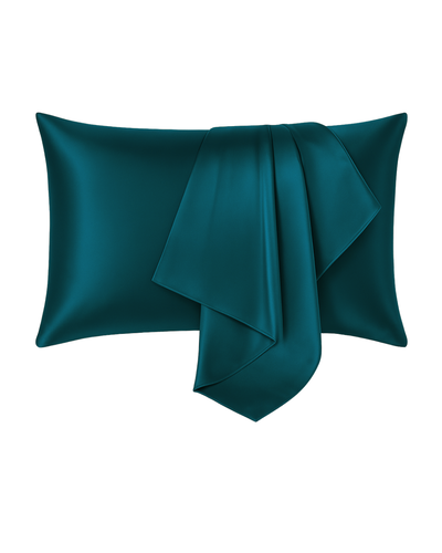 Funda de saten Verde petroleo