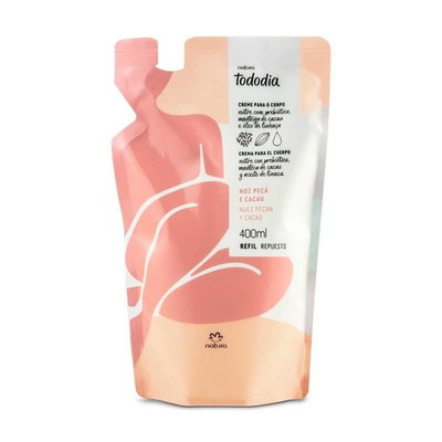 Repuesto crema corporal Nuez pecan y cacao x 400ml