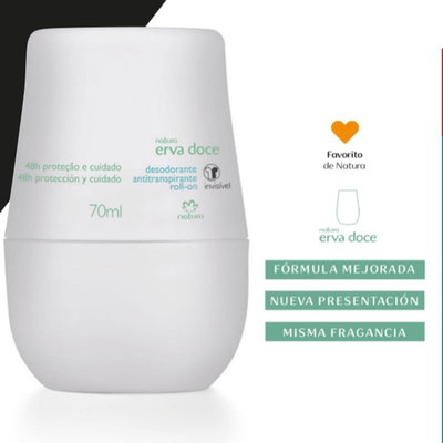 Erva doce antitranspirante rollon