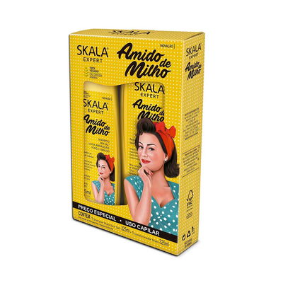 Skala Amido de milho Kit de shampoo y acondicionador