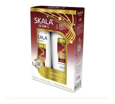 Skala 12 en 1 Kit de shampoo y acondicionador