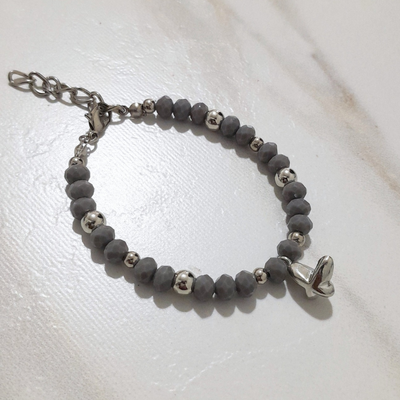 Pulsera Mariposa gris