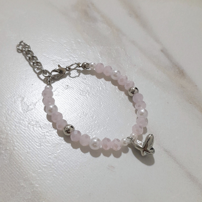 Pulsera Mariposa rosa