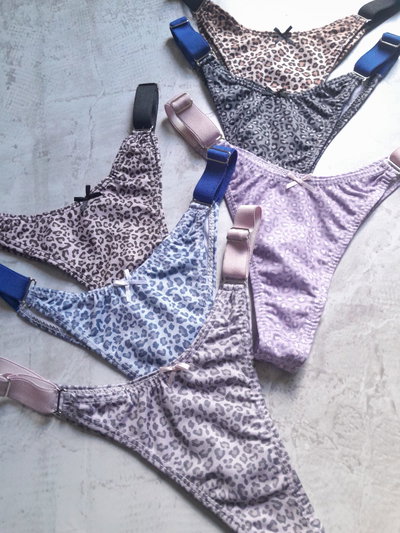 Less en V Lycra Regulables x2 Print