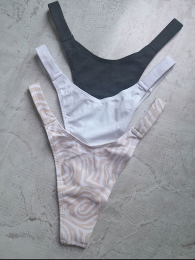 Bombis en V Algodon x2