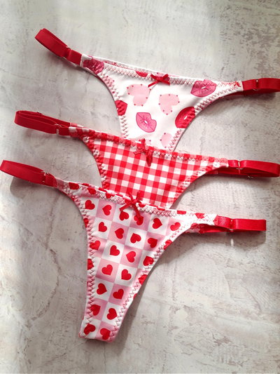 Rojas II Lycra Regulables X2 Estampadas