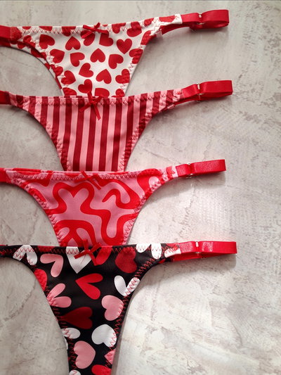 Rojas Lycra Regulables X2 Estampadas