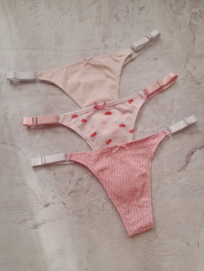 Rosas Algodon Regulables X2 Estampadas