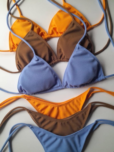 Amapola Bombi en V Azul/Choco