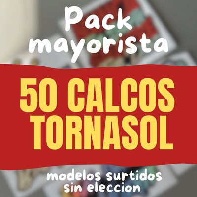 50 CALCOS TORNASOL