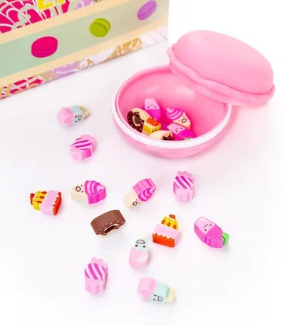 Gomas de borrar macarons