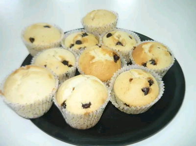 Cupcakes de chip chocolate