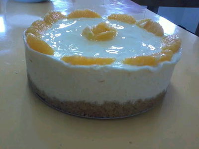 Cheesecake de naranja