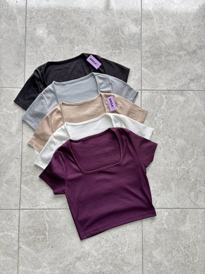 Remera Crop morley