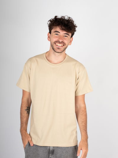 Remera algodon 24,1 Beige