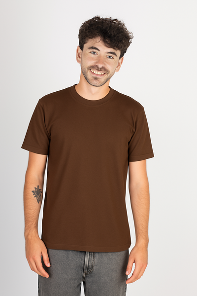 Remera algodon 24,1 Chocolate