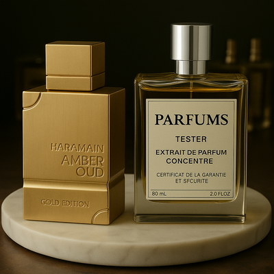 TESTER AMBER OUD GOLD  60ml.