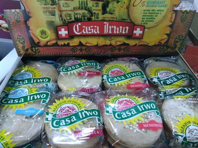 Alfajores IRWO, integrales x 6 unid