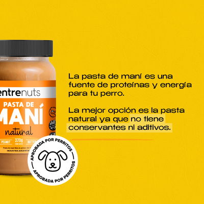 Pasta de maní sabor natural ENTRENUTS 370gr