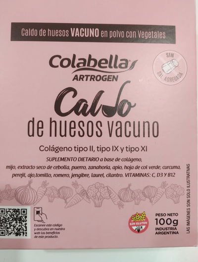 Caldo de Huesos Vacuno en Polvo X 100GR COLABELLA