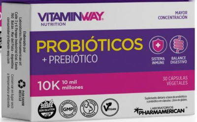 Probióticos + Prebiótico 10K x30 VITAMIN WAY