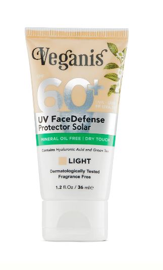 Protector Solar FPS 60 - Tono Light X 36 ML VEGANIS