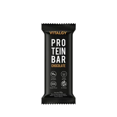 PROTEIN Bar Chocolate VITALGY 50 GR X 3 unid