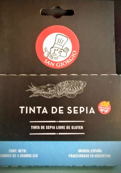 TINTA DE SEPÍA (Calamar) z 2 sb de 4 gr 