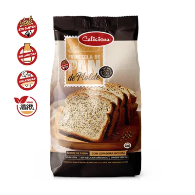 PREMEZCLA CELICIOSA PAN C/SEMILLAS 480 GR