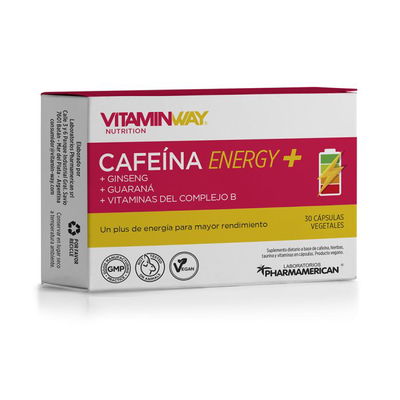 Cafeína Energy + x 30 VITAMIN WAY
