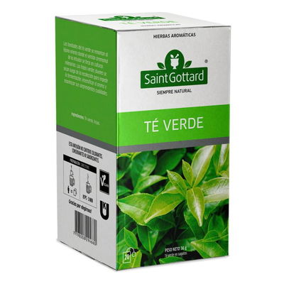 TE VERDE SAINT GOTTARD x 20 saquitos