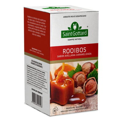 ROOIBOS sab. avellana caramelizada SAINT GOTTARD x 20 saquitos