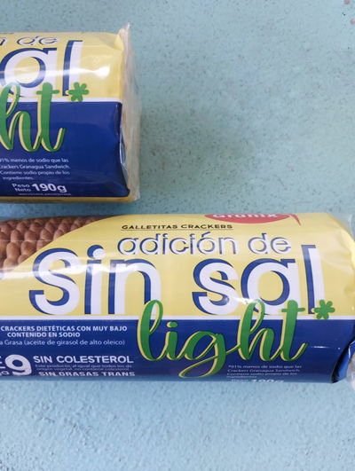 Galletitas Sin Sal Light GRANIX 190gR