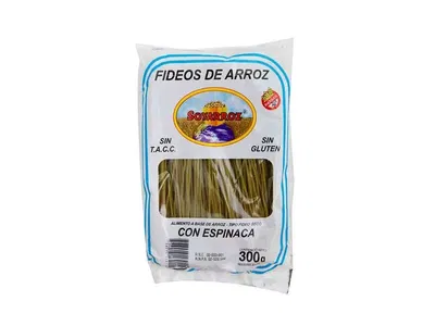 FIDEOS DE ARROZ SOYARROZ 300 GR SIN GLUTEN