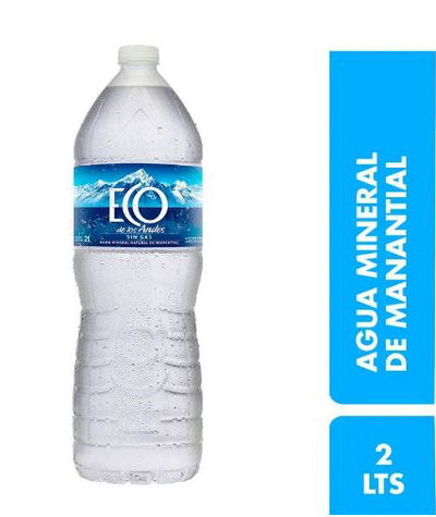 Agua Mineral Eco de los Andes 2L